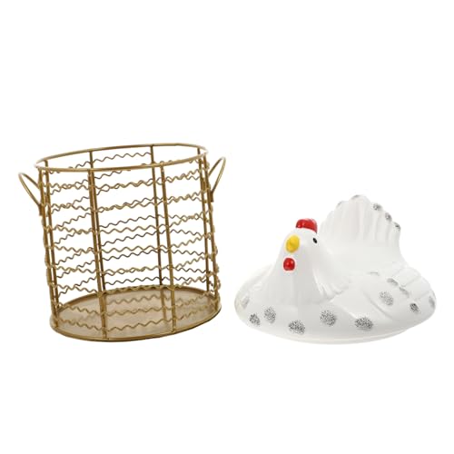 BUGUUYO Kasten Aufbewahrungskorb Für Eier Schlank Inhaber Karton Speisekammer Expander Spender Für Kühlschrank Kiste Veranstalter Maschine Schalter Skelter Osterkörbe Zubehör Keramik Weiß BUGUUYO Kasten Aufbewahrungskorb Für Eier Schlank Inhaber Karton Speisekammer Expander Spender Für Kühlschrank Kiste Veranstalter Maschine Schalter Skelter Osterkörbe Zubehör Keramik Weiß von BUGUUYO