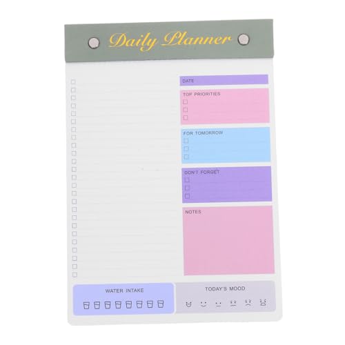 BUGUUYO Notizbuch Abreißnotizblock Grün Notizblock tagesplanung zerreißbarer Notizblock Message Board Notizblock professioneller Notizblock täglicher notizplaner Papier Olive Green von BUGUUYO