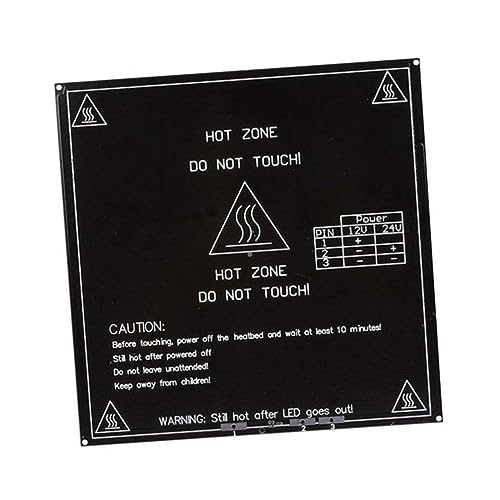 BUGUUYO beheiztes Bett mk2b heizbett aus aluminium reprap mk2b wärmebett Rerap mk2b Heizbett Schwarz BUGUUYO beheiztes Bett mk2b heizbett aus aluminium reprap mk2b wärmebett Rerap mk2b Heizbett Schwarz von BUGUUYO