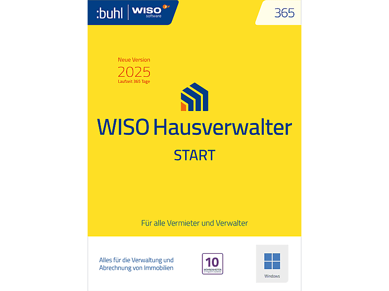 Buhl Data WISO Hausverwalter 365 Start 2025 - [PC] von BUHL