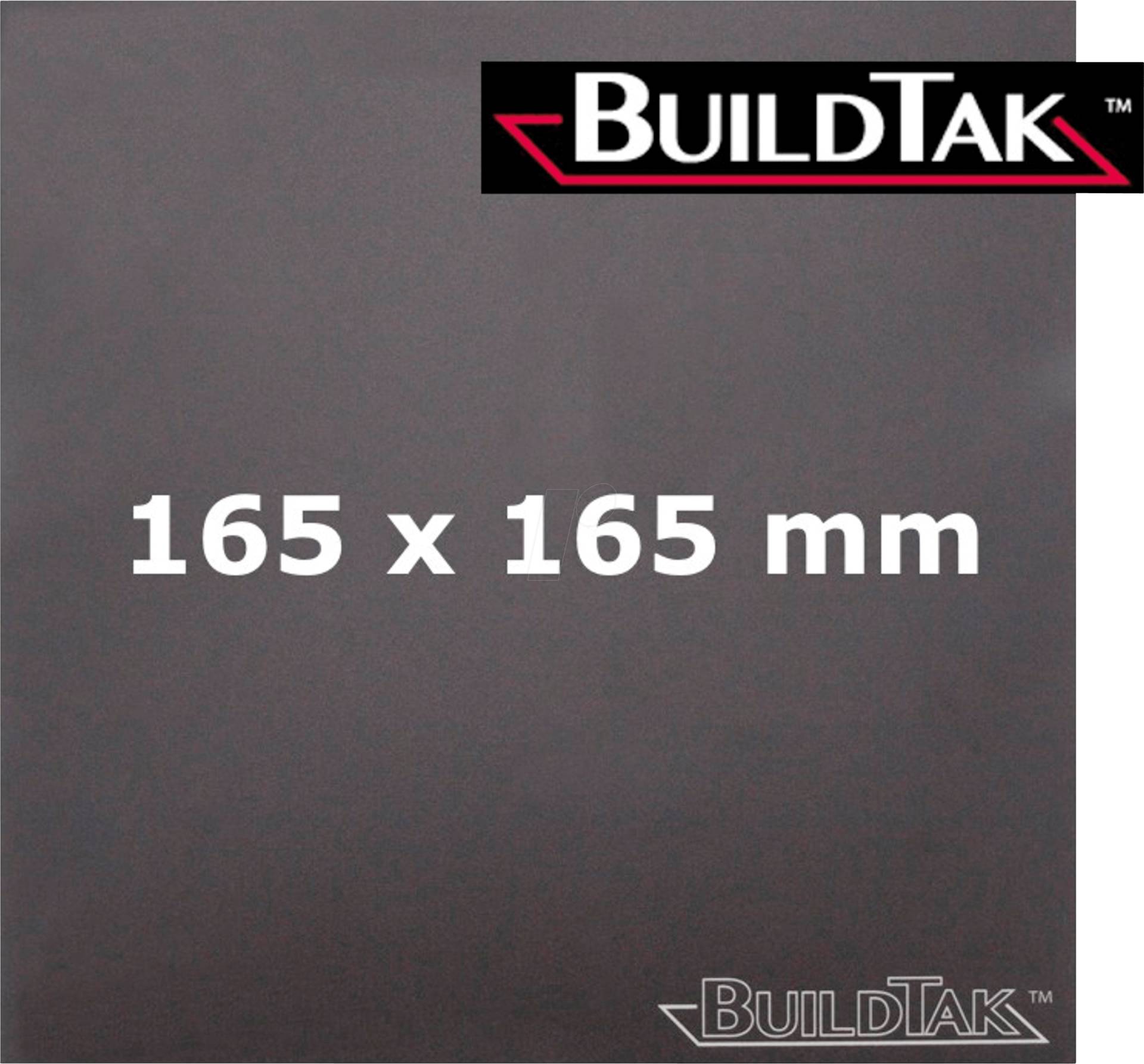 BUILD BT65X65 - 3D Druck, Druckbettfolie,  165 x 165 mm von BUILDTAK