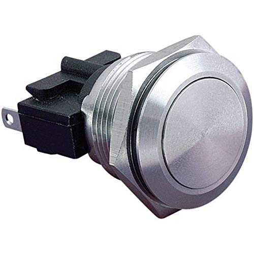 Bulgin MP0031 Vandalismus-Druckschalter, 250 V/AC, 5 A, 1 x Aus/(ein), Erinnerung (Ø x H) 21,5 mm x 31,6 mm, IP66, 1 Stück von BULGIN