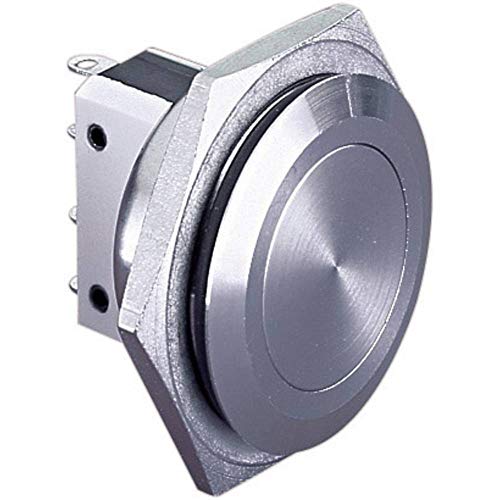 Bulgin MP0038 Vandalismus-Druckschalter 250 V/AC 5 A 1 x Aus/(On) Erinnerung (Ø x L) 27,8 mm x 25,2 mm IP66 (wasserdicht von BULGIN