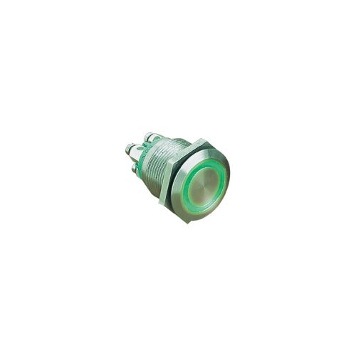Bulgin MPI002/TERM/RD Drucktaster 24 V/DC, 0,05 A, 1 x Aus/(ON), rot (Ø x L) 22 mm x 31 mm I von BULGIN