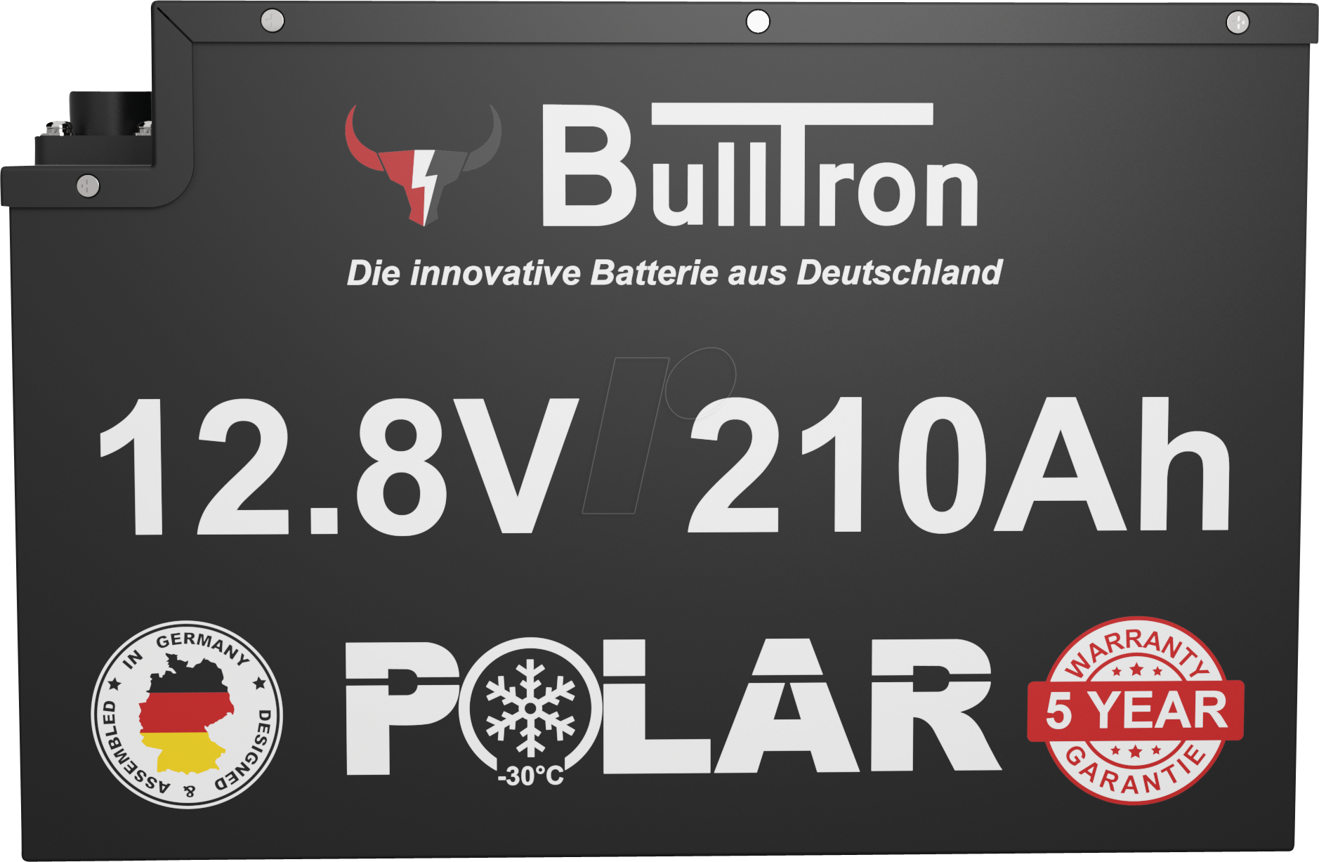 BULL 12.8-210P - Lithium-Akku, LiFePO4, 12,8 V, 210 Ah, BT BMS, Polar von BULLTRON