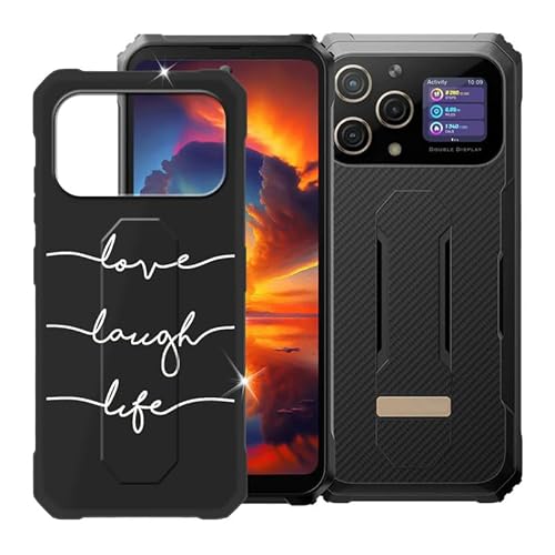 BUNAL für Blackview BL8000 (6.78") Handyhülle, Hülle rutschfeste Stoßfest Sturzsichere Schutzhülle Schale Weich Silikon Case für Blackview BL8000 - Minimalistischer Text von BUNAL