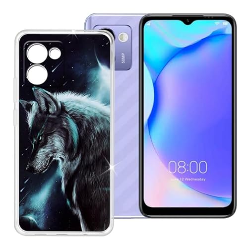 BUNAL für Doogee N50 Pro (6.52") Handyhülle, Transparent Hülle rutschfeste Stoßfest Sturzsichere Schutzhülle Schale Weich Silikon Case für Doogee N50 Pro - Nachdenken über von BUNAL