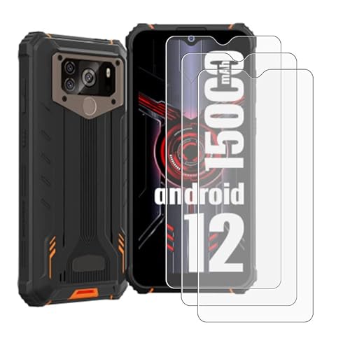 BUNAL für Hotwav W10 Pro (6.53") Gehärtetes Glas (3 Pack), Displayschutzfolie, Kratzfeste Displayschutzfolie, Gehärtetes Glasschutzglas, Glasschutz, Bildschirmfolie, Gehärtete Folie von BUNAL
