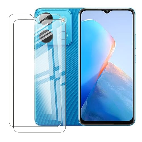 BUNAL für Infinix Smart 7 (6.60") Gehärtetes Glas (2 Sätze), Displayschutzfolie, Kratzfeste Displayschutzfolie, Gehärtetes Glasschutzglas, Glasschutz, Bildschirmfolie, Gehärtete Folie von BUNAL