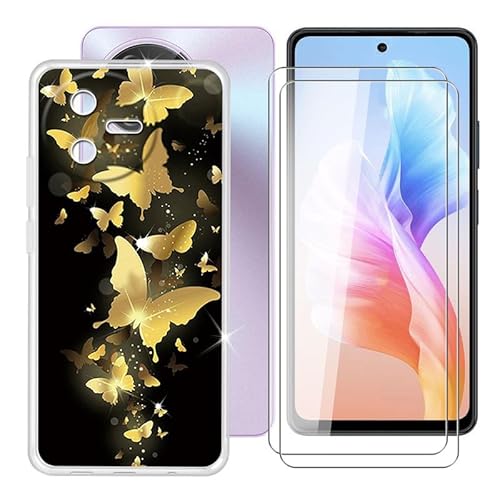 BUNAL für Oscal Tiger 12 (6.78") Handyhülle + Displayschutz(2 Sätze), Silikon Hülle rutschfeste Stoßfest Sturzsichere Schutzhülle Weich Bumper Case - Fäulnis 1 von BUNAL