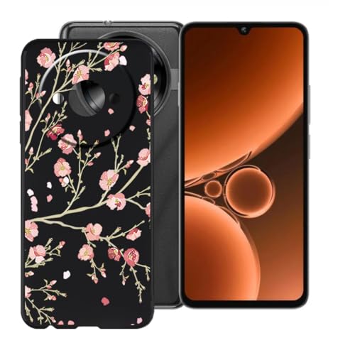 BUNALFaa Hülle für Oukitel C59 Cover, schwarz Handyhülle rutschfeste Stoßfest Sturzsichere Schutzhülle Schale Weich Silikon Case für Oukitel C59 -Rosa Blumen BUNALFaa Hülle für Oukitel C59 Cover, schwarz Handyhülle rutschfeste Stoßfest Sturzsichere Schutzhülle Schale Weich Silikon Case für Oukitel C59 -Rosa Blumen von BUNALFaa