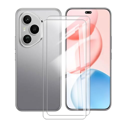 BUNALFaa für Honor 400 Pro (6.69") Gehärtetes Glas (2 Sätze),9H Härte Displayschutzfolie, Anti-Kratzen Anti-Fingerprint Gehärtetes Glasschutzglas Gehärtete Folie von BUNALFaa