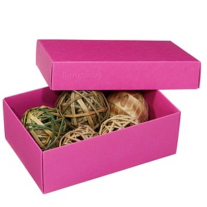 3 BUNTBOX M Geschenkboxen 1,1 l pink 17,0 x 11,0 x 6,0 cm von BUNTBOX