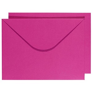 BUNTBOX Briefumschläge DIN C4 ohne Fenster pink Steckverschluss 2 St. von BUNTBOX