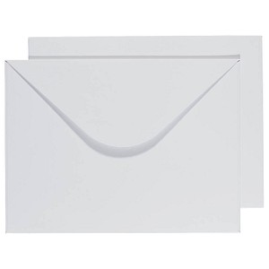 BUNTBOX Briefumschläge DIN C4 ohne Fenster weiß Steckverschluss 2 St. von BUNTBOX