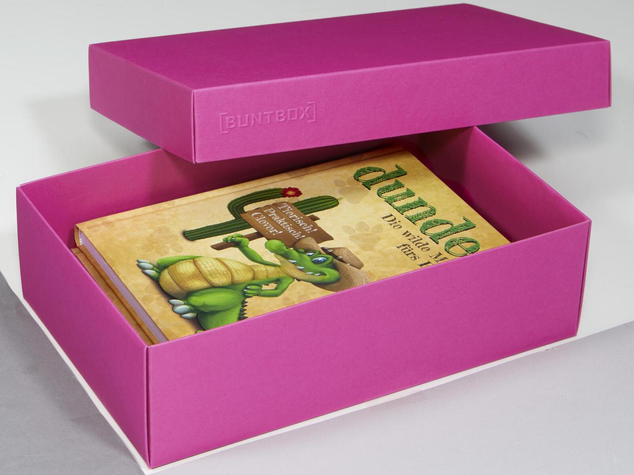 BUNTBOX Geschenkboxen Buntbox Geschenkbox L pink 2St 3,6 l - 26,6 x 17,2 x 7,... von BUNTBOX