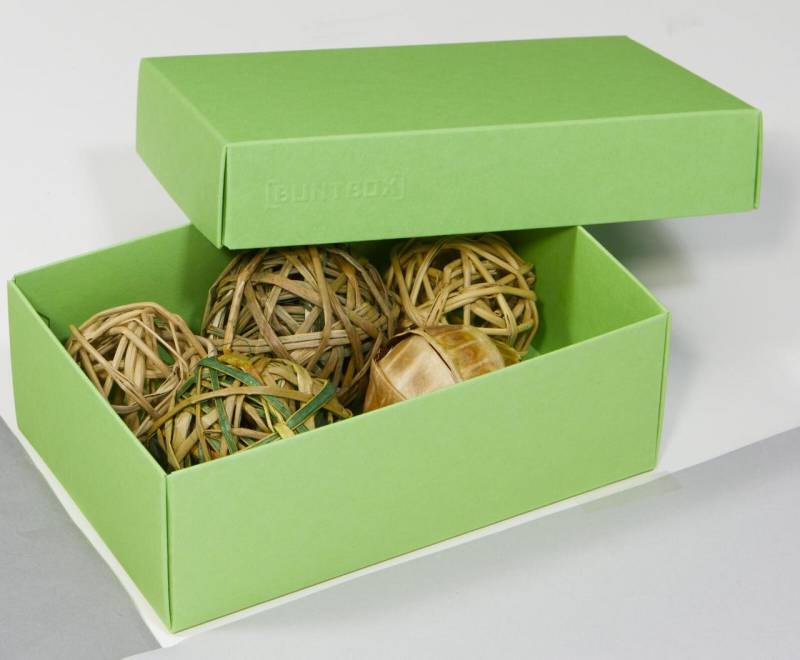 BUNTBOX Geschenkboxen Buntbox Geschenkbox M grün 3St 1,1 l - 17,0 x 11,0 x 6,... von BUNTBOX