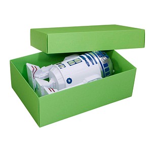 BUNTBOX XL Geschenkboxen 8,6 l grün 34,0 x 22,0 x 11,5 cm von BUNTBOX