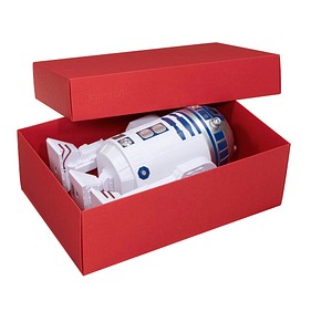 BUNTBOX XL Geschenkboxen 8,6 l rot 34,0 x 22,0 x 11,5 cm von BUNTBOX