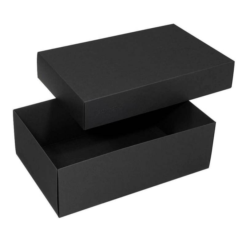 BUNTBOX XL Geschenkboxen 8,6 l schwarz 34,0 x 22,0 x 11,5 cm von BUNTBOX