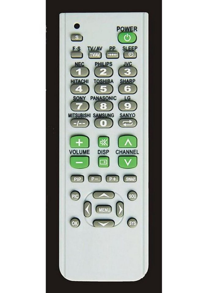 BURI 10x Universal TV Fernbedienungen Samsung Sony LG Fernseher Remote Cont Universal-Fernbedienung von BURI