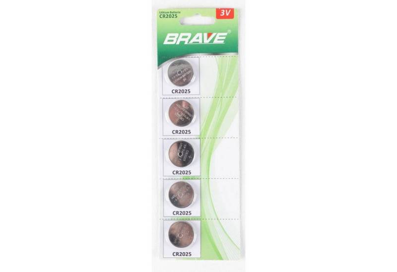 BURI 24x Knopfzellen Batterien Lithium 5er CR2025 3V Uhren Industrial Unive Batterie, (120 St) von BURI