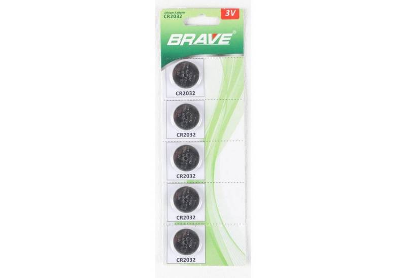 BURI 24x Knopfzellen Batterien Lithium 5er CR2032 3V Uhren Industrial Unive Batterie, (120 St) von BURI