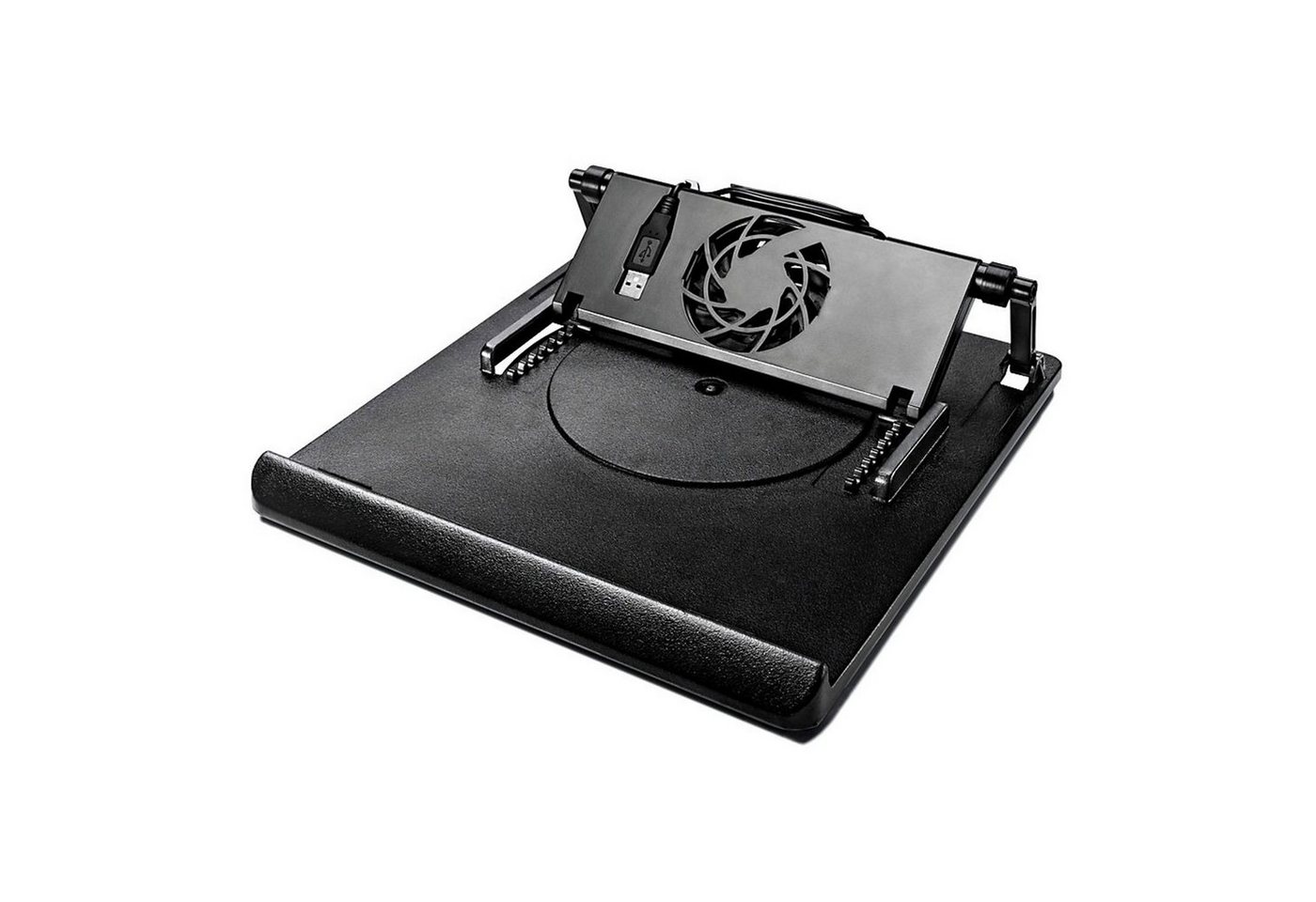 BURI Laptop-Ständer drehbar Notebookständer Tabletthalter Lüfter mit USB Laptop-Ständer BURI Laptop-Ständer drehbar Notebookständer Tabletthalter Lüfter mit USB Laptop-Ständer von BURI