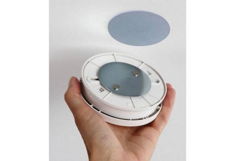 BURI Universal-Magnethalterung für Rauchmelder Wandhalterung von BURI