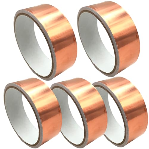 Kupferband Gegen Schnecken 20m x 30mm Klebeband 100% Kupferfolie Schneckenband Schneckenschutz Beidseitig Selbstklebend Abschirmband hochwirksam Schneckenabwehr Anti-Schnecken Band Kupferband Gegen Schnecken 20m x 30mm Klebeband 100% Kupferfolie Schneckenband Schneckenschutz Beidseitig Selbstklebend Abschirmband hochwirksam Schneckenabwehr Anti-Schnecken Band von BURI