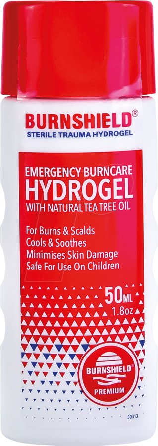 BURN 1012287 - Hydrogel Quetschflasche für Brandverletzungen, 50 ml von BURNSHIELD