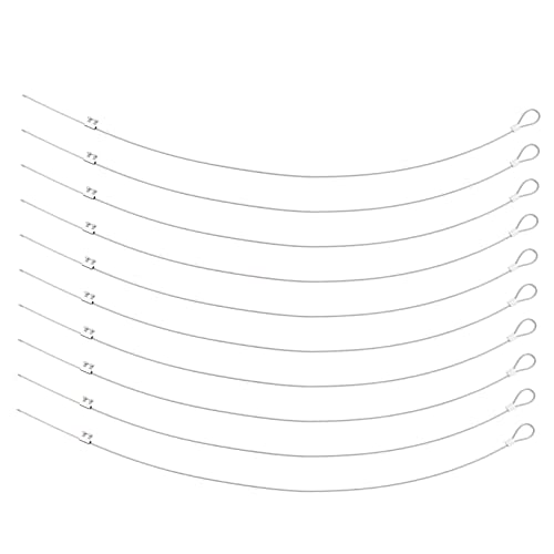 BUTIFULSIC 10st Lichterketten Für Absturzsicherungen Zauntor Aus Metall Tor Schnur Verstellbares Schlüsselband Verstellbares Tor Verstellbare Torschnur Metallkabel Rostfreier Stahl Schlinge von BUTIFULSIC