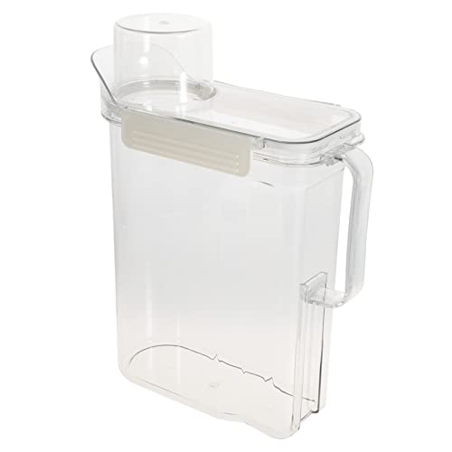 BUTIFULSIC Aufbewahrungsbox Für Waschmittel Pulverwaschmittel Wäscherei Wäscheperlen Waschflasche Sub-eimer Zur Aufbewahrung Von Lotionen Waschmittel Eimer Pudrig Plastik Pulvereimer von BUTIFULSIC