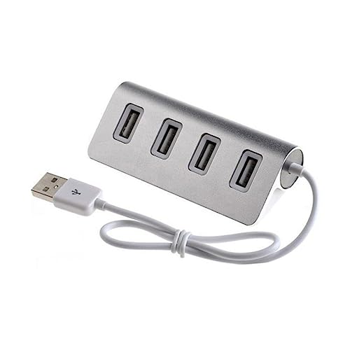 BUTIFULSIC USB-Extender Kompakte Datendrehscheibe 4 Tragbarer Datenknotenpunkt Datendrehscheibe Hohe Zahl Aluminiumlegierung 4-Port-Daten-Hub Hohe Datendrehscheibe von BUTIFULSIC