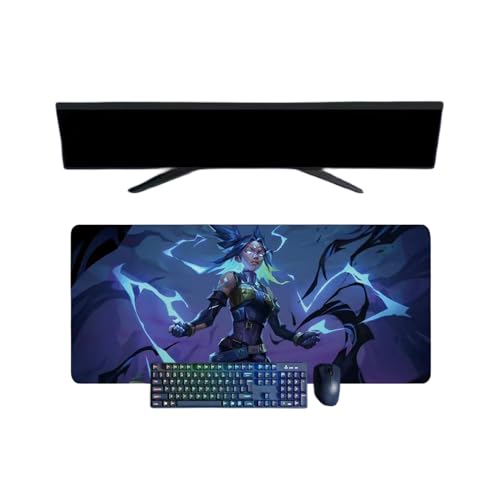 Valorant Game Mauspad, XXL, multifunktional, Gaming, Anime, 800 x 300 mm, Gaming-Tastatur, wasserdicht und 3 mm, rutschfeste Gummibasis, strukturierte Oberfläche Valorant Game Mauspad, XXL, multifunktional, Gaming, Anime, 800 x 300 mm, Gaming-Tastatur, wasserdicht und 3 mm, rutschfeste Gummibasis, strukturierte Oberfläche von BUTKUS