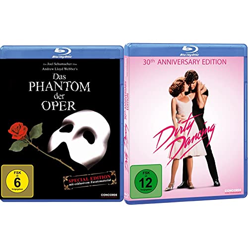 Das Phantom der Oper [Blu-ray] [Special Edition] & Dirty Dancing - 30th Anniversary Single Version [Blu-ray] von BUTLER,GERARD/ROSSUM,EMMY