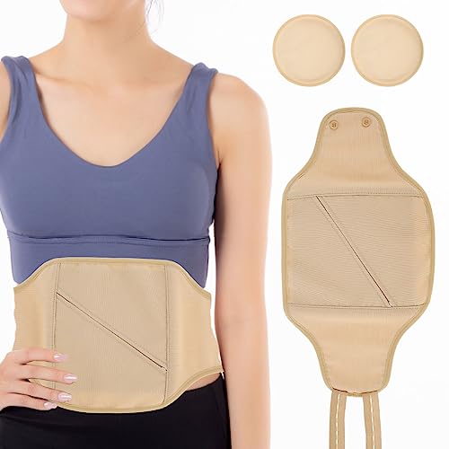 Der 2/3pcs Hals Taillenölpackung Set Waschbar wiederverwendbares ätherische Ölpack(1 Paar Brustpolster,Khaki-no. 6 Taille) von BUTORY