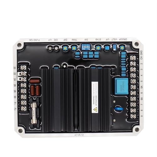 BUTPDYPEP ADVR-12 Automatischer Spannungsregler mit ein-/dreiphasiger Erkennung und ein-/dreiphasigem 12-Ampere-Stromeingang BUTPDYPEP ADVR-12 Automatischer Spannungsregler mit ein-/dreiphasiger Erkennung und ein-/dreiphasigem 12-Ampere-Stromeingang von BUTPDYPEP