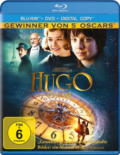 Hugo Cabret - Blu-ray + DVD + Digital Copy (Blu-ray) von BUTTERFIELD ASA