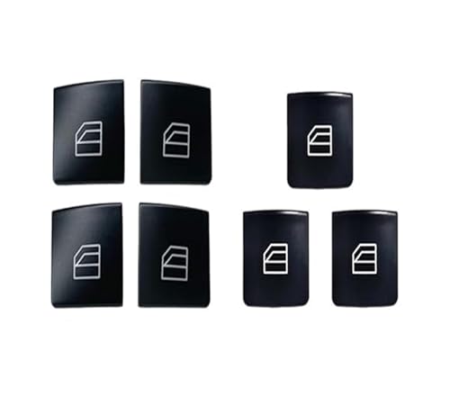 Fensterheber Schalter Für B&enz Für A GLE GLA CLA GLK Klasse W176 W204 W166 W218 Schalterknopf Autofenster-Controller-Taste Bedienkonsole(7 Pcs) von BUTUFYTR