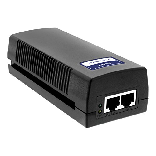 BV-Tech Gigabit Power Over Ethernet PoE++ Injektor | 90 W | 802.3 af/at/bt | Plug & Play | bis zu 100 m von BV