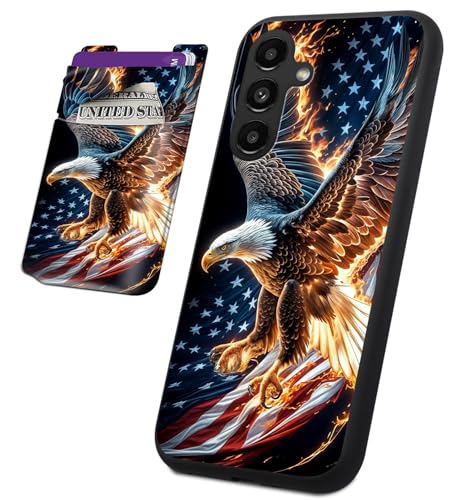 BVCLKJPOI Schutzhülle für Samsung Galaxy A04S 4G 6,5 Zoll (16,5 cm) mit Kartenhalter, schlanke, stoßfeste TPU-Hülle + aufklebbare Brieftaschentasche, kratzfeste, weiche Schutzhülle für Galaxy A04S 4G von BVCLKJPOI