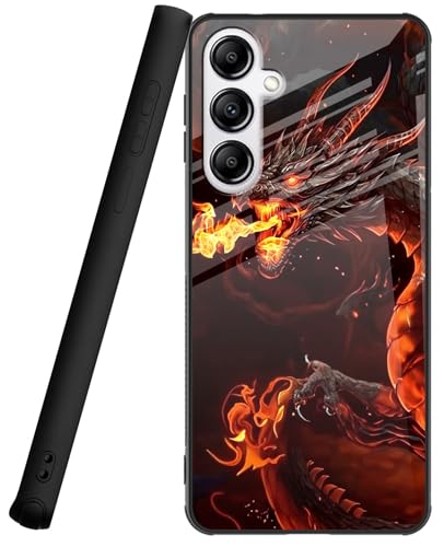 BVCLKJPOI Schutzhülle für Samsung Galaxy A05S 5G, 17,5 cm (6,7 Zoll), rundum stoßfeste Ecken, Glasrückseite, kratzfeste Handyhülle, weiche TPU-Stoßdämpfer-Schutzhülle für Galaxy A05S 5G für Damen und von BVCLKJPOI