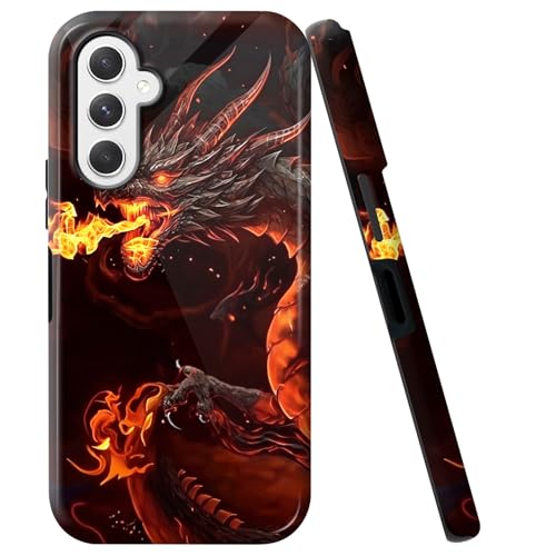 BVCLKJPOI Schutzhülle für Samsung Galaxy A55 5G (16,8 cm) (16,8 cm) (6,6 Zoll), stoßfest, doppellagiges TPU + Polycarbonat, kratzfest, schlank, langlebig, harte Hybrid-Schutzhülle für Galaxy A55 5G von BVCLKJPOI