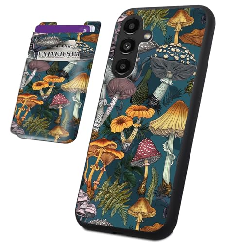 BVCLKJPOI Schutzhülle für Samsung Galaxy S23 FE mit Kartenhalter, schlanke TPU-stoßfeste Abdeckung + aufklebbare Brieftaschentasche, kratzfeste, weiche Schutzhülle für Galaxy S23 FE 5G 6,4 Zoll, Pilz BVCLKJPOI Schutzhülle für Samsung Galaxy S23 FE mit Kartenhalter, schlanke TPU-stoßfeste Abdeckung + aufklebbare Brieftaschentasche, kratzfeste, weiche Schutzhülle für Galaxy S23 FE 5G 6,4 Zoll, Pilz von BVCLKJPOI