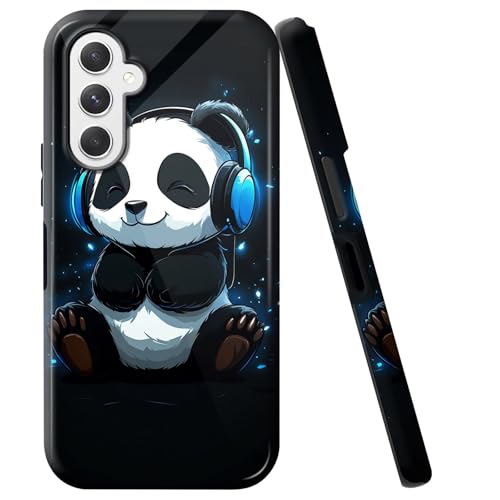 BVCLKJPOI Schutzhülle für Samsung Galaxy S24 FE 5G 6,7 Zoll (17 cm), stoßfest, zweilagiges TPU + Polycarbonat, kratzfest, schlank, langlebig, harte Hybrid-Schutzhülle für Galaxy S24 FE 5G 6,7 Zoll, DJ von BVCLKJPOI