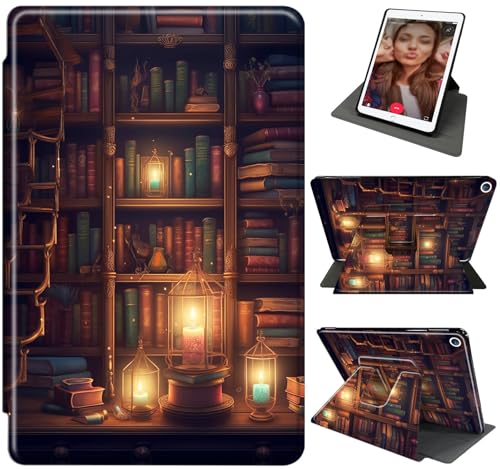 Cute Aninal Rotierende Hülle für iPad 9,7 Zoll (6. / 5. Generation, 2018/2017), 360 Grad drehbarer Ständer mit automatischer Sleep/Wake, All-Inclusive-Anti-Fall-Soft-Hülle für iPad 9,7 Zoll, von BVCLKJPOI