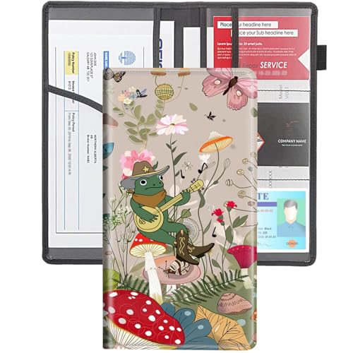 Kfz-Halterung für Registrierung und Versicherung, Premium-PU-Leder, Registrierungs- und Versicherungskartenhalter, mit elastischer Bandage, Auto-Organizer, Handschuhfach-Organizer, für Männer und Kfz-Halterung für Registrierung und Versicherung, Premium-PU-Leder, Registrierungs- und Versicherungskartenhalter, mit elastischer Bandage, Auto-Organizer, Handschuhfach-Organizer, für Männer und von BVCLKJPOI