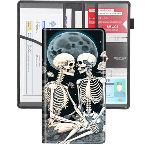 Kfz-Halterung für Registrierung und Versicherung, Premium-PU-Leder, Registrierungs- und Versicherungskartenhalter, mit elastischer Bandage, Auto-Organizer, Handschuhfach-Organizer für Männer und Kfz-Halterung für Registrierung und Versicherung, Premium-PU-Leder, Registrierungs- und Versicherungskartenhalter, mit elastischer Bandage, Auto-Organizer, Handschuhfach-Organizer für Männer und von BVCLKJPOI