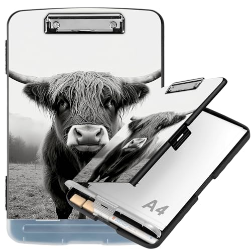 Klemmbrett mit Ablagefach, 21,6 x 27,9 cm, Briefgröße, seitliche Öffnung, Klemmbrett mit Stifthalter, hartes tragbares Klemmbrett Organizer für Krankenschwester, Lehrer, Bauunternehmer, Baustelle Klemmbrett mit Ablagefach, 21,6 x 27,9 cm, Briefgröße, seitliche Öffnung, Klemmbrett mit Stifthalter, hartes tragbares Klemmbrett Organizer für Krankenschwester, Lehrer, Bauunternehmer, Baustelle von BVCLKJPOI